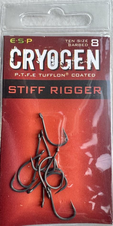 Cryogen Stiff Rigger Size8 Micro Barb Qty 10 Per Pack