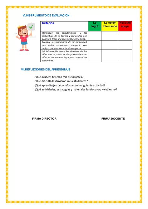 D A Sesion Las Costumbres De Mi Comunidad Para Compartir Docx