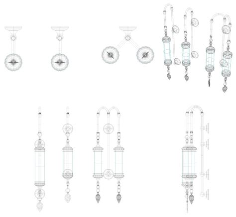 Linterna 1001 Noches 2 Modelo 3D 25 3dm Max C4d Dwg Dxf Fbx