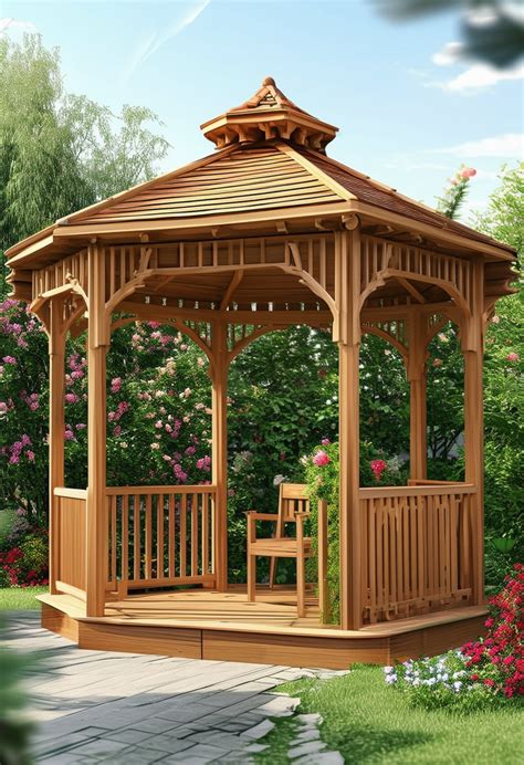 The Enchanting Charm Of Wooden Gazebos Mysunblog