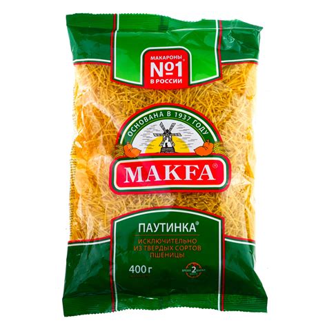 Макароны Makfa (Макфа) 400г паутинка купить с доставкой на дом в ...