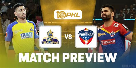 PKL 10 Tamil Thalaivas Vs UP Yoddhas Predicted 7 Team News When