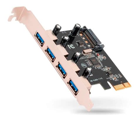 Placa Usb 3 0 Pci express X1 4 Portas Até 5 Gb Knup Kp t102 MercadoLivre