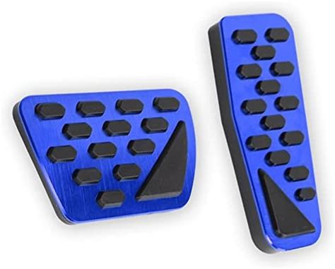 Amazon LEXLEY 2PCS Anti Slip Aluminum Brake Gas Pedal Pads Auto No