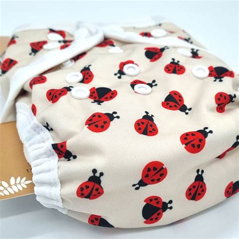 Couche Lavable Te Tout En Un Bambou Coccinelles B Bies