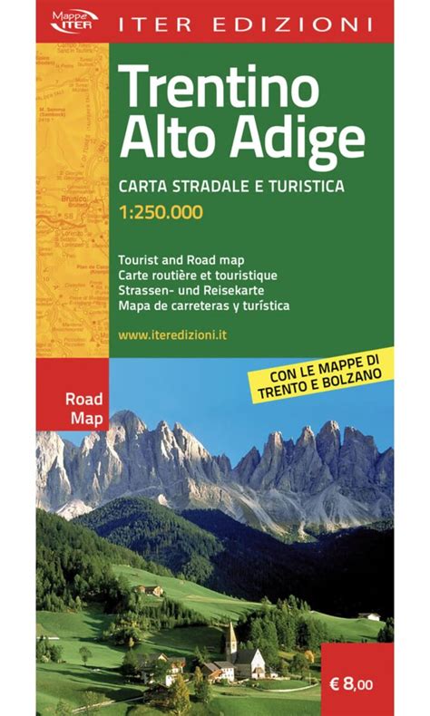 Mappa Trentino Alto Adige 9788881772414 Gruppo Lozzi Editori