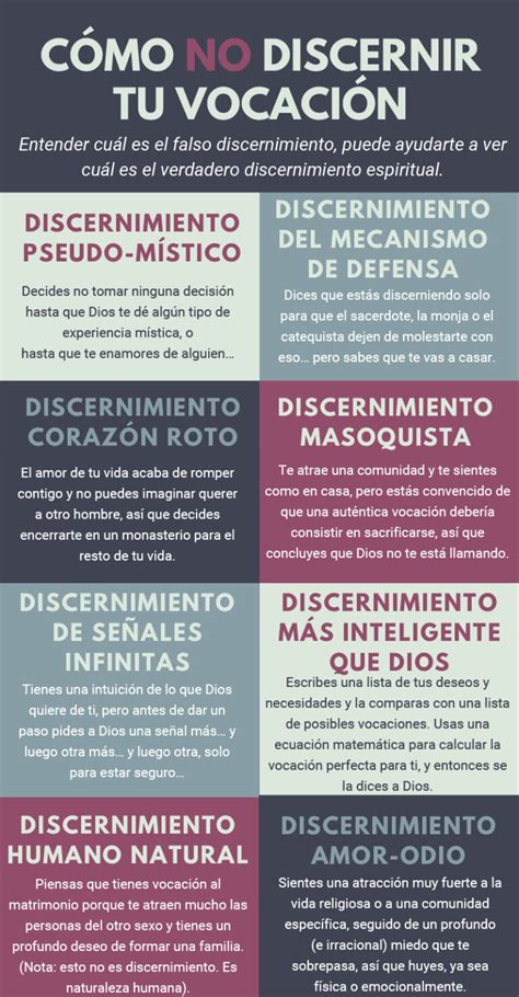 Qué pasos debo seguir para discernir mi vocación