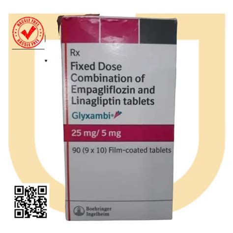 Glyxambi Empagliflozin And Linagliptin Glyxambi 5 Mg Packaging Size