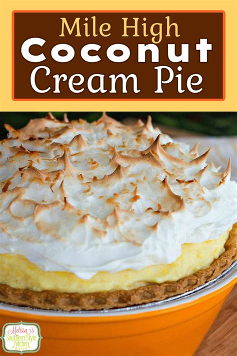 Mile High Coconut Cream Pie