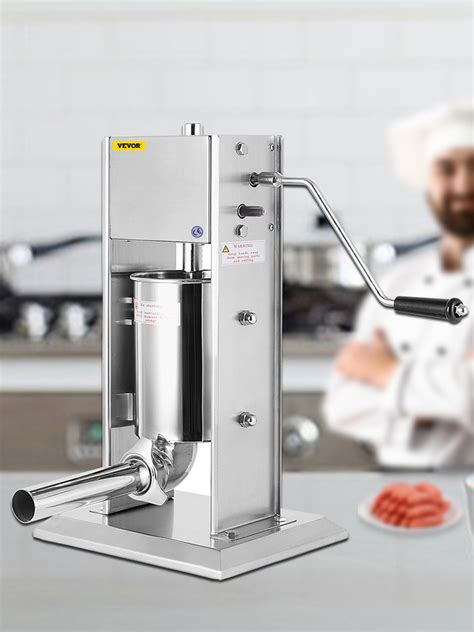 VEVOR Manual Sausage Stuffer Maker 3L Capacity Two Speed Vertical Meat