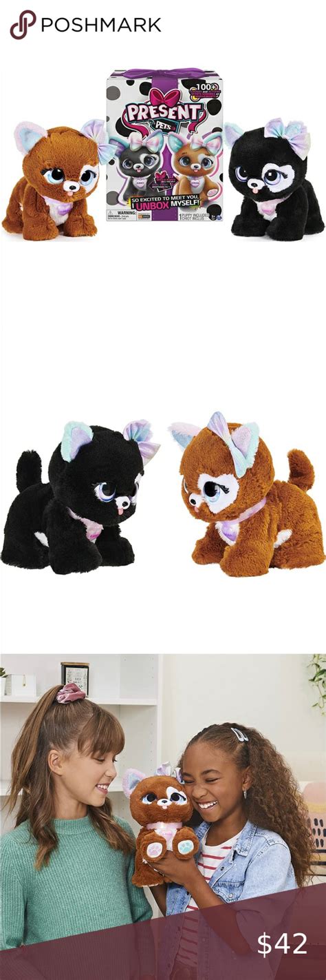 Present Pets Glitter Puppy Interactive Plush Pet Toy Cocoa In 2023