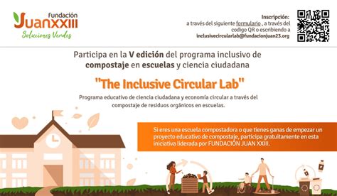 Participa En El Programa Inclusivo De Compostaje En Escuelas Y Ciencia