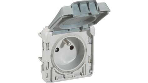 069555 Legrand Grey Plug Socket 2 Poles 16a Nf Socket Rs