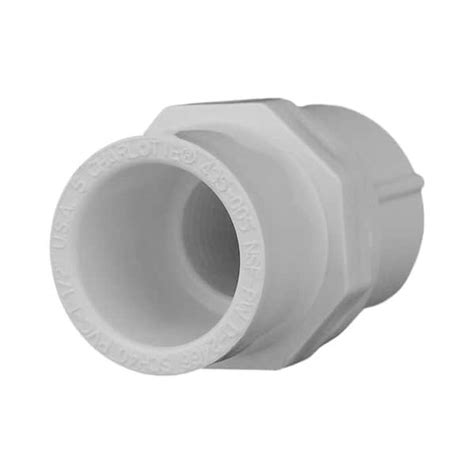 Charlotte Pipe 1 In X 3 4 In PVC Schedule 40 S X FPT Reducer Female