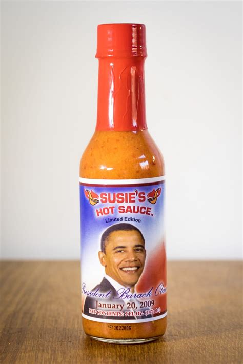 Savoring Susie S Hot Sauce — President Obama Limited Edition