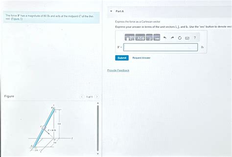 Solved The Force F Has A Magnitude Of 80lb And Acts At The Chegg