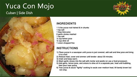 Yuca With Garlic Sauce Yuca Con Mojo Hispanic Food Network