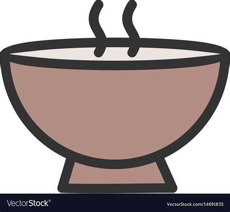 Hot Soup Royalty Free Vector Image VectorStock