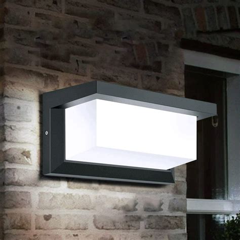 Daxgd Applique Da Esterno W Lampada Da Parete Led Impermeabile Ip