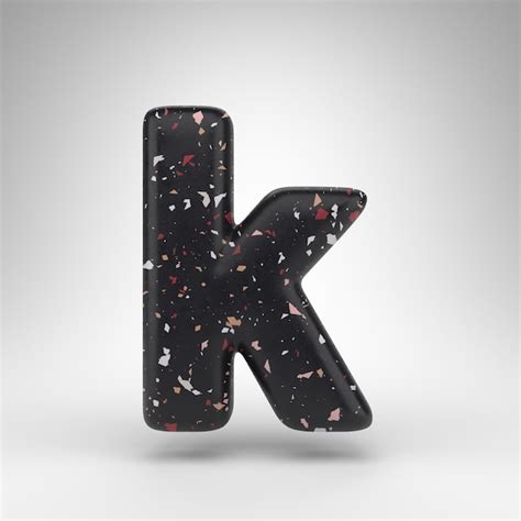 Premium Photo Letter K Lowercase On White Background D Rendered