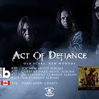 Act of Defiance lands on international charts with new album, ‘Old Scars, New Wounds’ | Metal ...