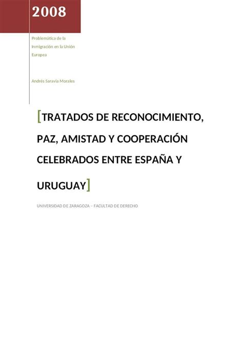 DOCX TRATADO SOBRE COOPERACIÓN Y AMISTAD ENTRE EL REINO DE ESPAÑA Y