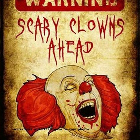 Creepy Circus Sign Etsy