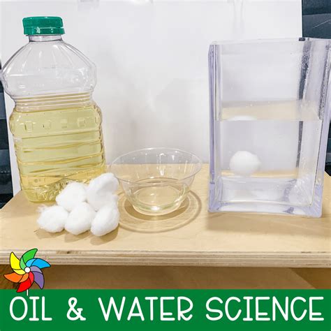 Easy Three Ingredient Oil and Water Science Experiment - Play to Learn Preschool