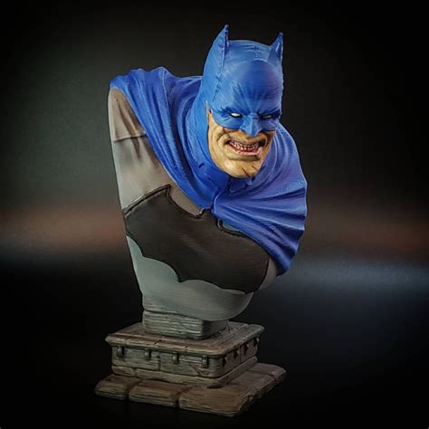 D Print Of The Dark Knight Bust By Dystopiamatt