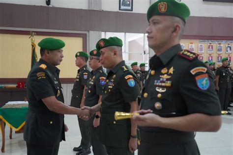 Danrem Brigjen Tni Bayu Permana Pimpin Sertijab Pejabat Utama Korem