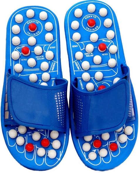 Acupressure Magnetic Therapy Sandal Yoga Paduka Acupressure Foot Relaxer