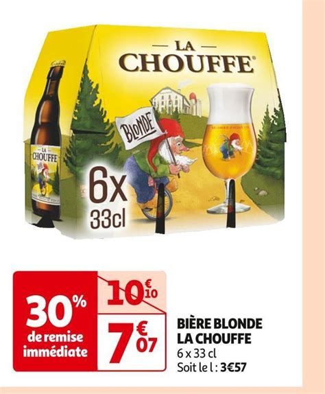 Promo La Chouffe Bi Re Blonde Chez Auchan Supermarch