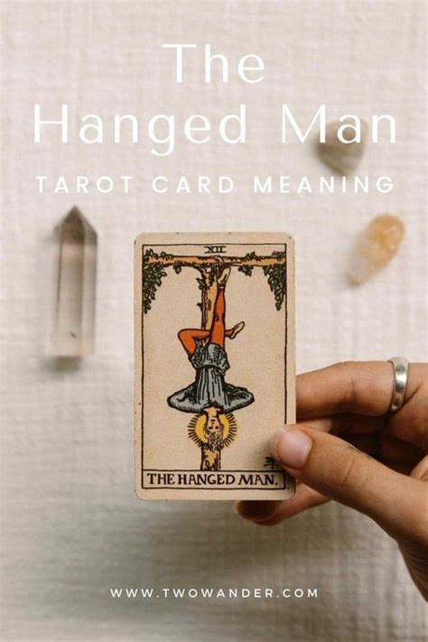 What Does The Hanged Man Tarot Card Mean Two Wander X Elysium