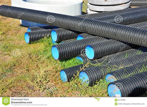 Stacked Pvc Pipe Stock Photo Image Of Background Polyurethane