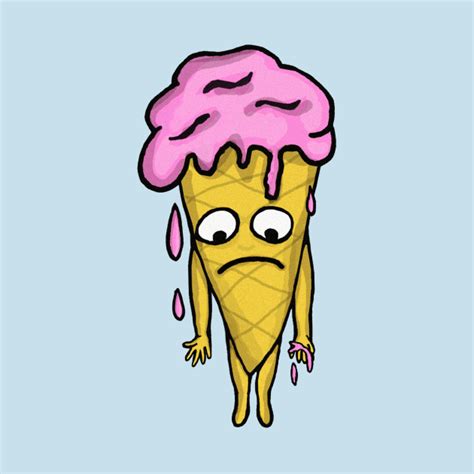 Melting Ice Cream Drawing | Free download on ClipArtMag