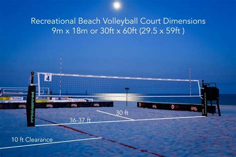 Beach Volleyball Court Size In Meter