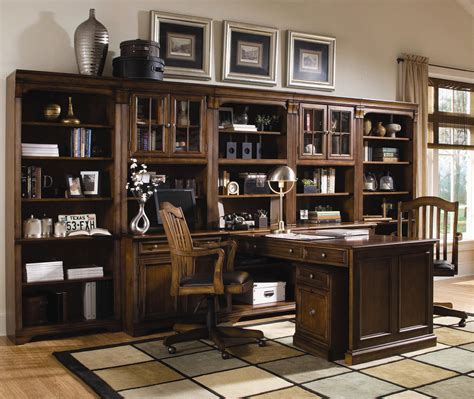 Hooker Furniture Brookhaven Office Wall Unit Find Your Furniture L