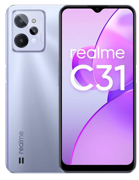 REALME C31 4/64GB 6.5" Srebrny RMX3501 + Zabezpieczenie ekranu Smartfon ...