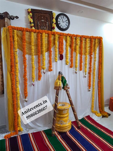 Colorful Haldi Function Decoration At Home Ideas For A Vibrant