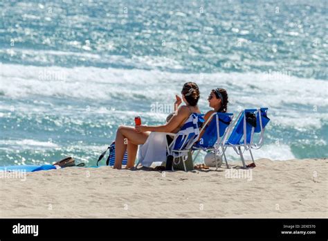 Ft Lauderdale Beach Florida And Bikini Girls On Spring Break