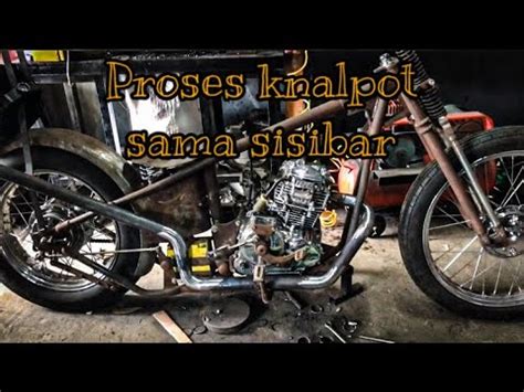 Progres Chopper Scorpio Bikin Knalpot Dan Sisibar Handmade YouTube