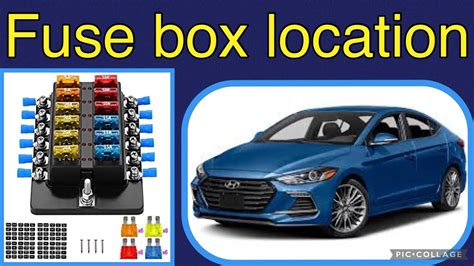 The Fuse Box Location On A 2018 Hyundai Elantra Youtube