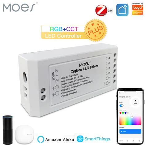 Moes Zigbee Smart Dimmer Module Swtich Rgb Cct For Led Strip Smart Life