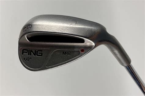 Used Right Handed Ping Red Dot MB 60 Lob Wedge Steel Golf Club Ships