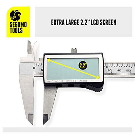 Snapklik Segomo Tools 8 Inch Electronic Digital Calipers Inch