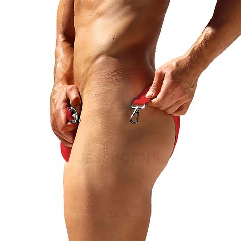 Bañador Sexy con cierre de Metal para hombre Bikini de cintura baja bañadores de nailon