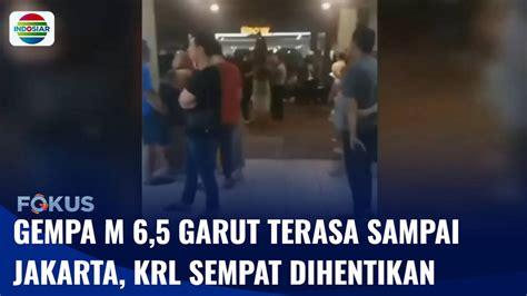 Gempa Bumi M Garut Terasa Sampai Jakarta Perjalanan Krl Sempat