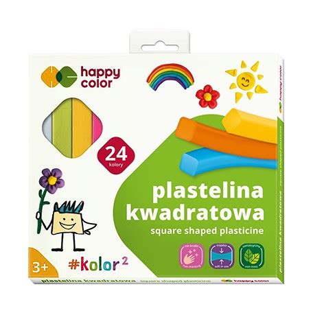 Plastelina Kwadratowa Happy Color Kolory Sklepplastyczny Pl