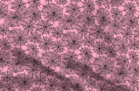 Spider Web Webs Spider Webs Pink Octo Spoonflower