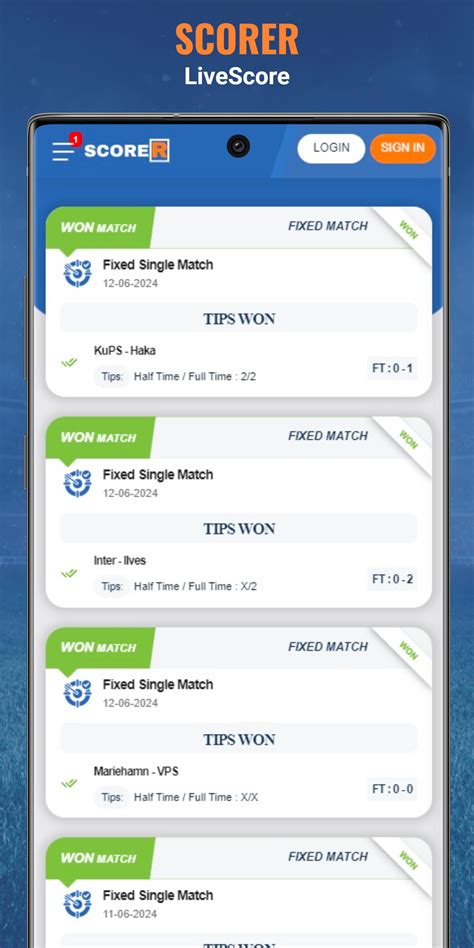 Scorer Sports Live Scores Apk Per Android Download
